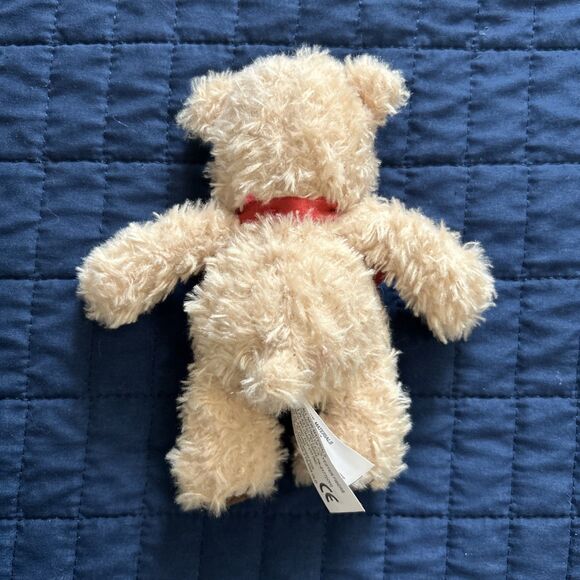 Kawaii Classic Toy Co. Teddy Bear Plush Patches Stitch Stitches Red Ribbon 7" - Picture 10 of 10